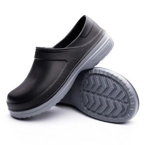 Sandalias Cocina para hombres Selipteras de trabajo no es útil El trabajo impermeable de trabajo a prueba de agua Mulas Cubas de enfermería Chef Zapatos Plus Tamaño 3949