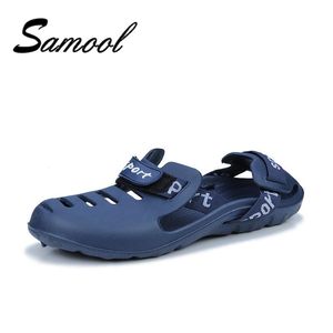 Sandalen heren zomer strand plastic casual slipper patchwork mode man schoenen slippers leisure flip flops flats voor mannelijke BX4