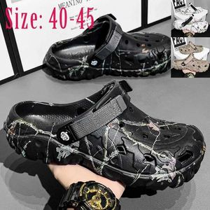 Sandalen mannen schoenen slippers mannen tuin plat sandalen platform sandalen man zomers sandalen 2024 mannelijke sneakers outdoor flip flops home clogs