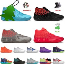 Sandales Hommes Arrivée 2022 Basketball Nouvelles chaussures LaMelo Ball 1 MB.01 Tout bleu noir Blast Rock Ridge rouge Beige Galaxy Queen City Tennis baskets d'extérieur