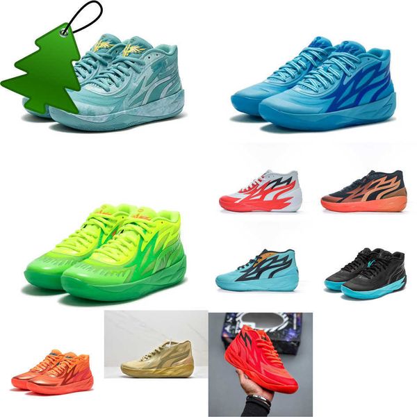 Sandales Homme lamelo ball MB. 02 chaussures de basket Roty Slime Jade Phenom Rick Vert et Bleu Morty Rouge Noir Or Baskets ELEKTRO AQUA tennis w