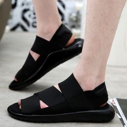 Sandalen heren schoenen merk mode mannen zachte lichtgewicht wandel stad vrije tijd femme sandalia plataforma mujer halve slippers 230410