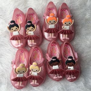Sandales Mini Melissa Girl's Jelly Shoes Fashion Pircess sandales de ballet d'été Kid girl's fish mouth single Candy chaussures HMI021 230621