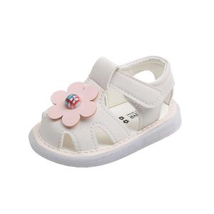 Sandales Nouveau bébé filles sandales fleur mode princesse enfant en bas âge chaussures semelle souple anti-dérapant infantile premier marcheur années