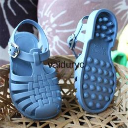 Sandalias Nuevo verano para niños Bebé ldren Niños Niñas Jelly Zapatos de playa Roman Hollow Infantil Niño SandalH24229