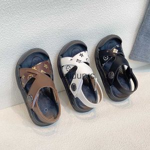 Sandals No Return Exchange - Boys Sports Summer Student Velcro Soft Sole Beach Shoes H240507