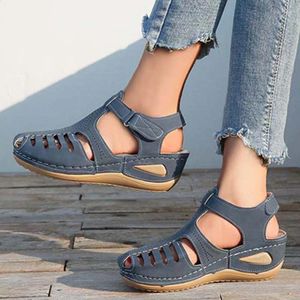 Sandales à bout ouvert pour femmes, chaussures De fête, grande taille, classiques, boucle, Zapatos De Mujer