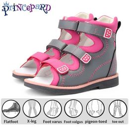 Sandales Sandale orthotique pour les tout-petits garçons filles Princepard Corrective Autonctionnelle Chaussures à toe fermé avec Thomas Sole Taille EU 26-31 240423