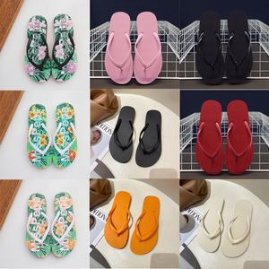 Sandalen Outdoor Fashion Slippers Platform Designer Classic geknepen Beach Alphabet Print Flip Flops Summer Flat Casual Shoes Gai-10 966