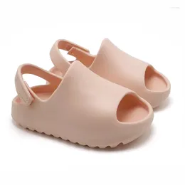 Sandales rose quatre saisons filles garçons bébé pantoufles mini plage diapositives sandale plate piscine chaussures d'eau EVA maison pour enfants enfant en bas âge Enfant