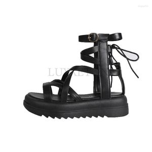 Sandalias Plataforma Verano Roman Mujer Zapatos Moda Casual Grueso Comodidad Caminar Sudadera