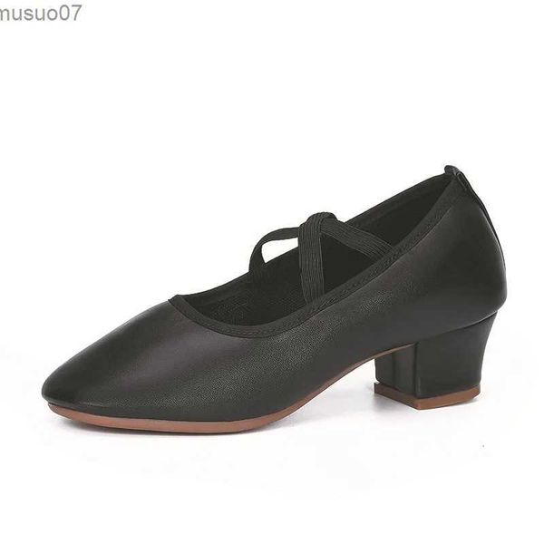 Sandales Chaussures de danse latine Jazz professionnelles pour femmes, nouvelle semelle souple en caoutchouc d'intérieur, chaussures de danse modernes à talons hauts, chaussures de salle de bal, livraison gratuite L2402