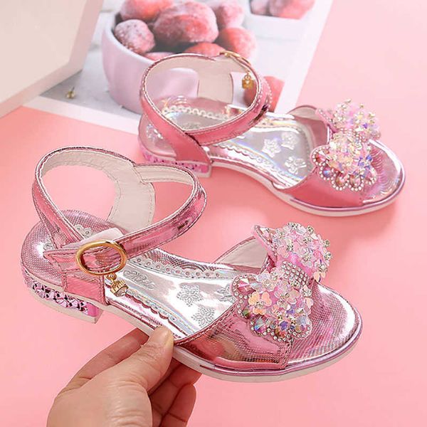 Sandales sandales mode strass enfants sandales pour filles enfants chaussures d'été sandales pantoufles enfant bébé chaussures Sandalias