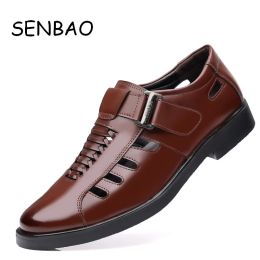 Sandales Senbao Sandales Busines Chaussures hommes Sandlias vendant des chaussures d'été confortables Zapatillas Hombre Gladiator Sandale Taille 3848