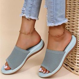 Sandalen schoenen vrouwen mode zacht voor slip op niet-slip schoenslip open teen vrouwelijke zapatillas muje footwear