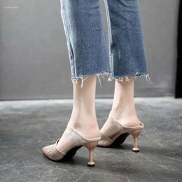 Sandalen maat S 31-43 puntige teen stiletto hakken klein 31 32 33 dames hoge hiel vrouwen schoenen sandaal fc1 ladye schoen