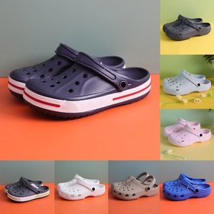 sandalias deslizador zapatilla hombres mujeres hebilla zapatos zuecos bebé niños zapatillas diapositivas clásico triple negro blanco rosa azul verde diseñador zapatos de sandalias