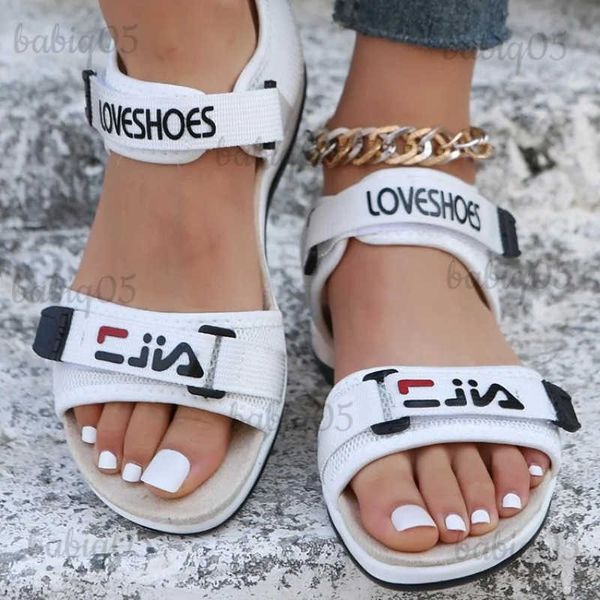 Sandales Sandales de sport été nouveau bout ouvert sandales à plate-forme surélevée femmes chaussures de plage sandales d'athlétisme grande taille 35-43 T240301