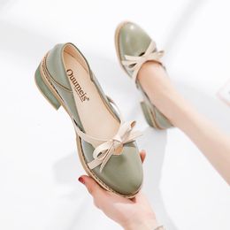 Sandales printemps fée chaussures allmatch fente peu profonde petit cuir rétro Mary Jane femmes Achille unique 230713