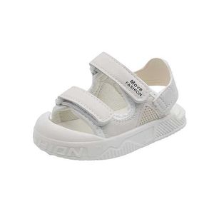 Sandalen Zomer Baby Meisjes Jongens Sandalen Voorschoolse Impact Schoenen Zachte Zool Antislip Baby Casual Strand Sandalen SXJ050 J240228