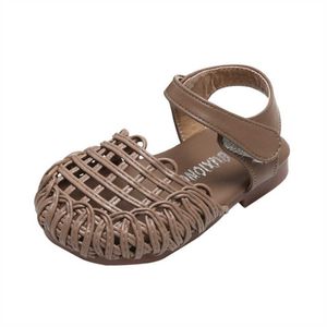 Sandalen zomer babyschoenen peuter kinderen rattan geweven sandalen baby schoenen thuis schoenen schoenen peuter meisje sandalen z0331