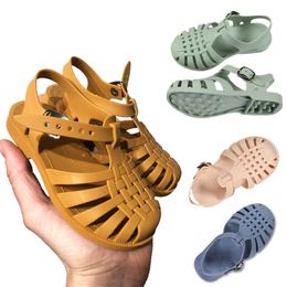 Sandalen zomer kinderen sandalen babymeisjes peuter zachte non-slip prinses schoenen kinderen snoep jelly strandschoenen jongens casual Romeinse slippers aa230518