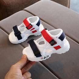 Sandalias de verano para niños, zapatos para bebés y niños pequeños, niñas, playa, fondo suave, antideslizantes, niños, deportes, ocio 2130 230608