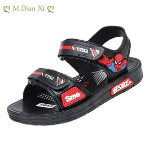 Sandalen Zomer voor jongens Cartoon Kinderschoenen Zachte niet -slip Lederen Kinderen Sandalias Schoeisel Outdoor 230522