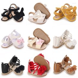 Sandalias Verano Infantil Bebé Zapatos Niño Niña Primeros Caminantes Pisos para niños Sandalia Flor Suela de goma suave Antideslizante Cuna