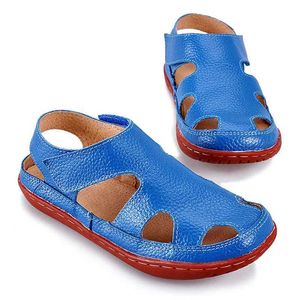 Sandales d'été enfants en cuir sandales enfants en cuir authentique sandales garçon chaussures de plage enfants