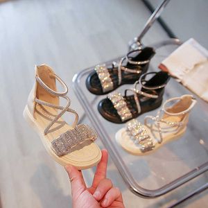 Sandalen zomer Koreaans meisje Roman Sandals kindermode prinses kinderen strandschoenen goede kwaliteit platform schoenen Z0225