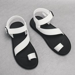 Sandales d'été pour hommes, chaussures d'extérieur décontractées, plage, Camping, ajouré, pantoufles simples à bout ouvert