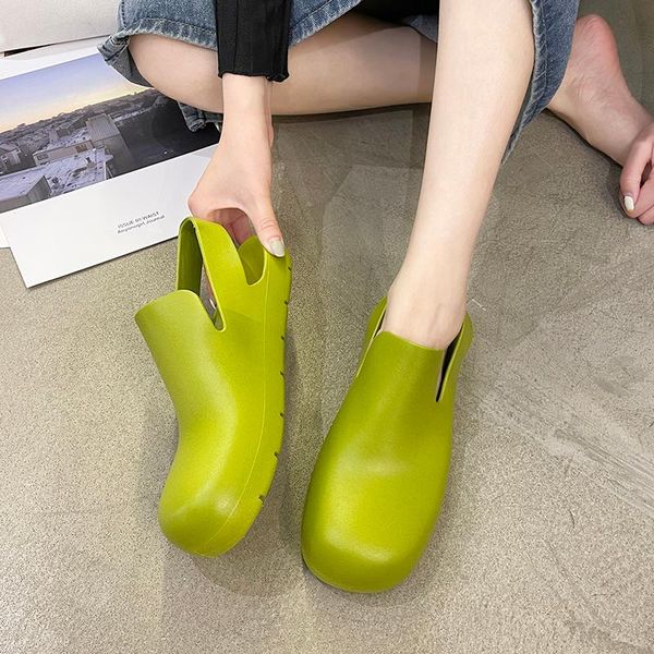 Sandalias Summer Slipper Outdoor Gardon ShoesFashion Zapatos de lluvia coloridos 2022 Sandalias de playa de Mujer Zapatos