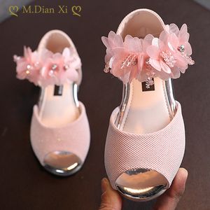 Sandales Style d'été sandales pour enfants filles mode fleur princesse chaussures petites filles chaussures de danse à semelle souple filles 230522