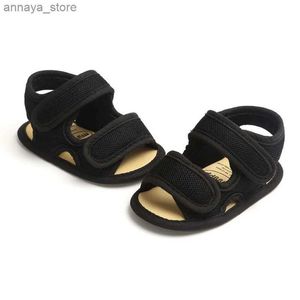 Sandalen zomer peuter jongens en meisjes schoenen ademen en niet -slip sandalen zachte zolen baby's eerste stepl240429
