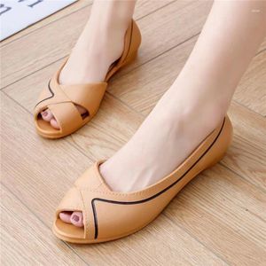 Sandales été femmes 2023 poisson bouche dames chaussures décontracté PVC lumière chaussure peu profonde mode femme respirant Zapatos Mujer