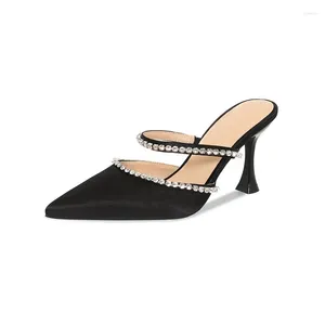 Sandales mince or s talon femme cm talons hauts noirs en ramine pointu chaussures d'été chaussure rhinetone 905 sandale