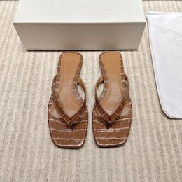 Sandals Totemschoenen voor vrouwen mode minimalistische stijl flip flop 2023 zomer slippers buiten strand vrije tijd plat
