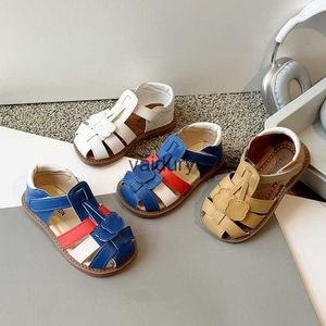Sandals Tu Kingdom Childrens Shoes Baby Summer Walking Girl Soft Sole Boys and Girls Treasure H240507