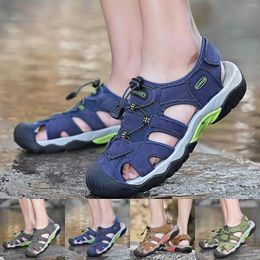 Sandals Vanmie Sandal Men 2024 Summer Outdoor Backpacking Shoes Casual Men's Beach Flip Flops