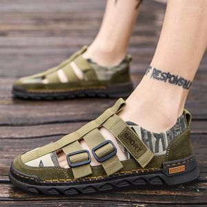 Sandalen vintage heren zomerstrand outdoor casual schoenen heren wandelman mode waden trekking schoeisel schoeisel