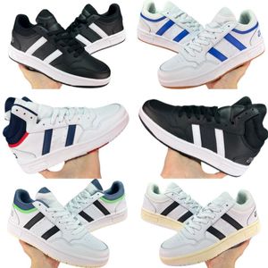 Sandalen vintage heren skateschoenen top lederen designer schoenen streepprint sneakers letter ronde neus casual schoenen veterschoenen basketbalschoenen hoepelloop rubberen onderkant