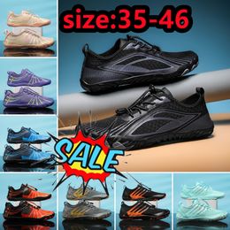 Sandalias Zapatos de agua para hombres y mujeres, zapatos de playa para agua, secado rápido, descalzos, aguas arriba, senderismo, zapatillas de deporte para padres e hijos, zapatos de natación 36-45