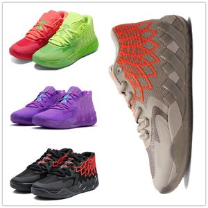 Sandalen met doos 2022 Men Running Shoes Lamelo Ball MB.01 Signatuur basketbalschoenen Dropshipping geaccepteerde training sneakers sport mode luxe ontwerper