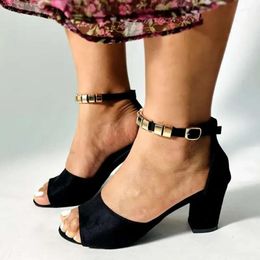 Sandales avec S Globering Leather Fashion Fashion Summer Sandal Sandal 3B6 FaHion FaHion Fomes '