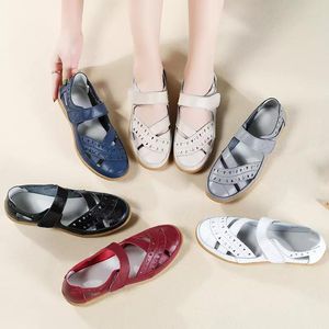 Sandalen dames zomertas hoofd holle casual schoenen zachte bodem anti slip comfortabele veelkleurige grote sandalsandals
