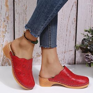 Sandales femmes confort Plus sandale extérieur chaussons compensés loisirs chaussures de marche hauteur augmentant unique Sandalias Femininas