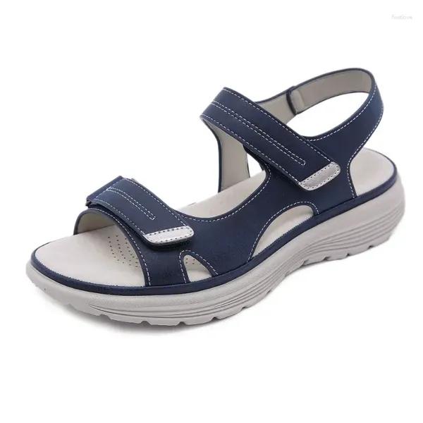 Sandals Fashion Fashion Sports Wedge Summer Zapatos de verano Plataforma Open Light Beach Plus Tamaño 42 Sandalias Mujer