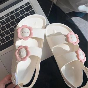 Sandalen Dames 2021 Kawaii Lolita Schoenen Mode Dame Summer Flip-flops Casual Flat Beach Slippers Aankomst