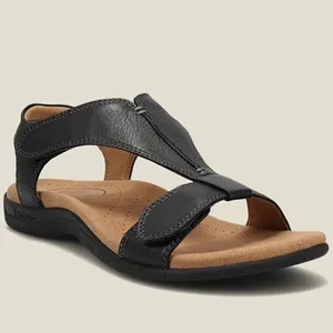 Sandalen Vrouwen 2023 Orthopedische T-Vormige Haak Lus Vrouwen Casual Comfortabele Sleehak Strand Schoenen Plus Size 35-43